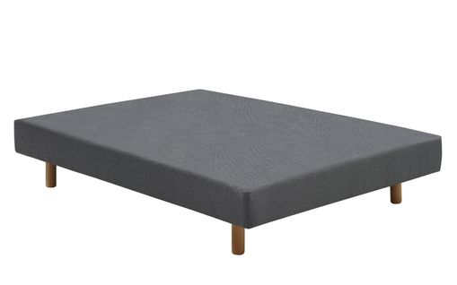Sommier tissu 120x190 cm FLEX ROYAL gris