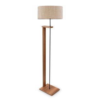 Lampadaire Largeur 150 Cm Écran Beige, Type E27 Max 60 W, Collection Victoria, Douille E27 Max 60 W