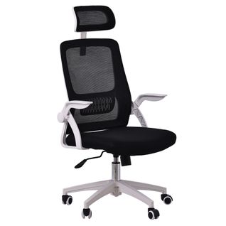 Siège De Bureau Avec Appui-tête - Lago, Noir, H.100cm, L.61cm, P.69cm