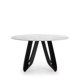 Table à Manger 6 Personnes Ronde En Céramique