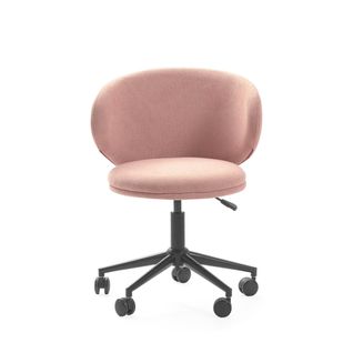 Chaise De Bureau En Tissu Et Métal