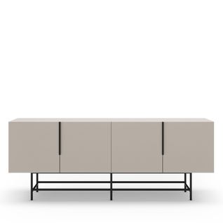 Buffet 4 Portes En Bois Et Métal L200cm