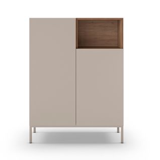 Buffet 2 Portes En Bois Et Métal H120cm