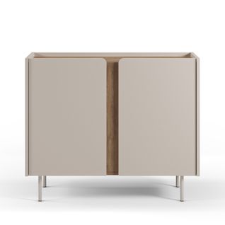 Buffet 2 Portes En Bois Et Métal L100cm