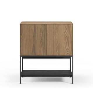 Buffet 2 Portes En Bois Et Métal H90cm