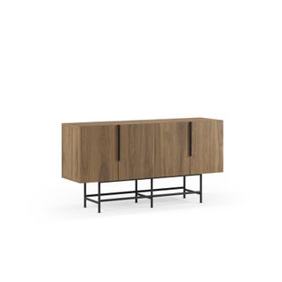 Buffet 150cm 4P ELDIA imitation chêne