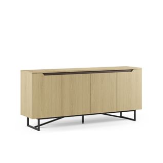 Buffet 4 portes 180 cm JILL imitation chêne