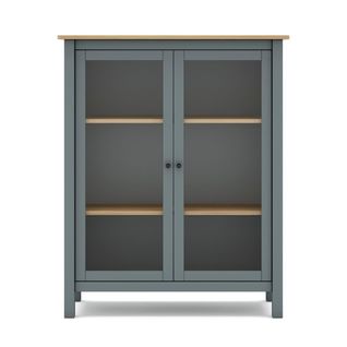 Vitrine 2 Portes Avec 2 Étagères - L90 Cm