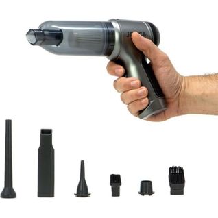 Aspirateur De Voiture - 2000 Mah - 2 Vitesses - Gris