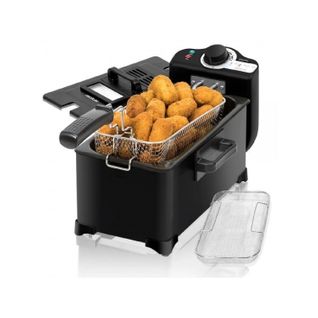Friteuse Électrique Cleanfry 3 L. 3 L, Jusqu’à 190 ºc, Cuve Émaillée