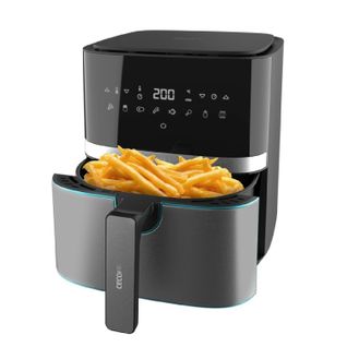 Friteuse Sans Huile 5,5 L Cecofry Full Inoxblack Pro 5500. 1600 W, Diététique