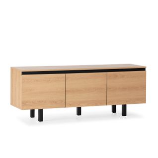 Meuble TV Molina 3 Portes Couleur Chêne