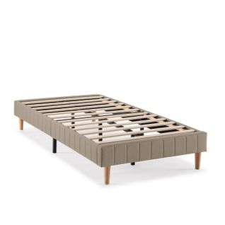 Sommier Déco Eris 90x190 Cm Beige