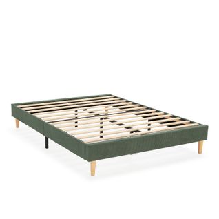 Sommier déco Bari 150x190 Cm Vert