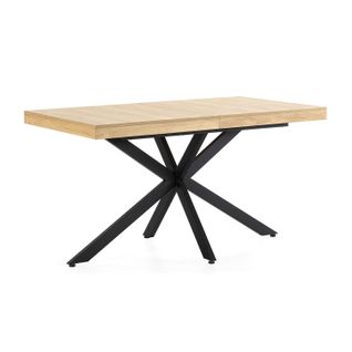 Table De Salle à Manger Extensible Genova Couleur Chêne, 140-180 Cm