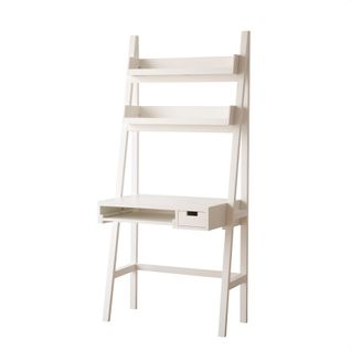 Bureau En Bois Massif Blanc 84x185