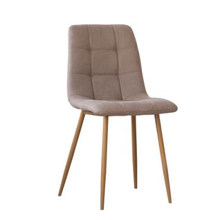 Chaise Rembourrée Tissu Beige (615) 45x88