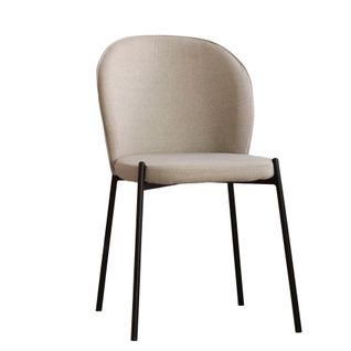 Chaise Rembourrée Tissu Beige (613) 48x85