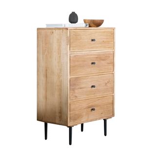 Chiffonnier En Bois Massif Naturel 60x107