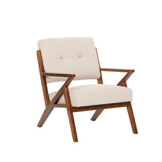 Fauteuil En Bois Massif Noyer 67x79