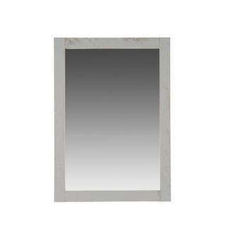 Miroir Rectangulaire Murale 64x90 Cm Gris Braul