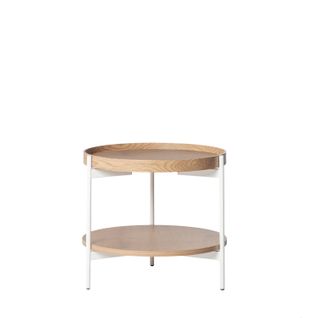 Table D'appoint En Bois Naturel 50x45cm