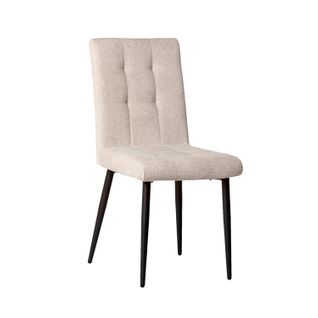 Chaise De Salle à Manger En Tissu Beige 44x92cm