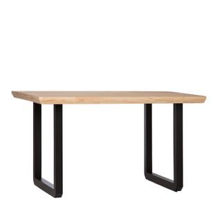 Table Extensible En Bois Naturel 150x76cm
