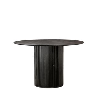 Table Fixe En Bois Noir 120x75cm