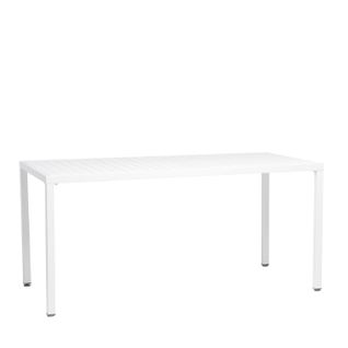 Table Fixe En Polypropylène Blanc 165x76cm