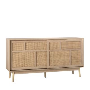 Buffet Bas En Rotin Naturel 150x80cm