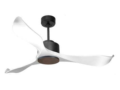 Ventilateur De Plafond Wifi Moteur à Courant Continu Télécommande Adaptateur 2/3 Lames Hypersilence