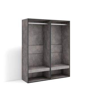 Armoire Vestiaire Ouvert, 120x35x145 Cm.