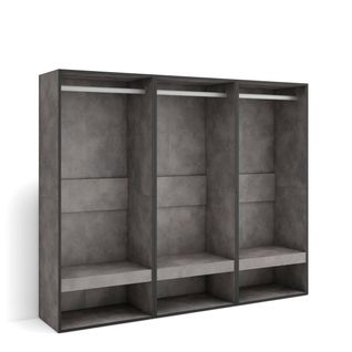Armoire Vestiaire Ouvert, 180x35x145 Cm.