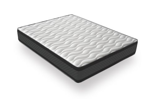 Matelas Mousse 140x200 cm ONYX - Ferme - Réversible - Côté Été/hiver - H20 Cm