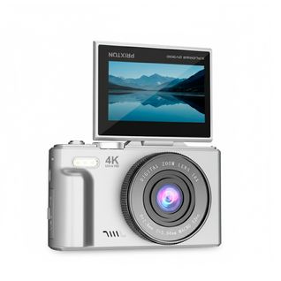 Caméra Digitale Xplorer Dv900 Wifi, Écran Pivotant, Résolution 4k Et 64mp, Argent