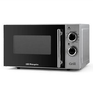 Micro-ondes Mig 2550   Combiné 20 L 700 W Noir, Acier Inoxydable