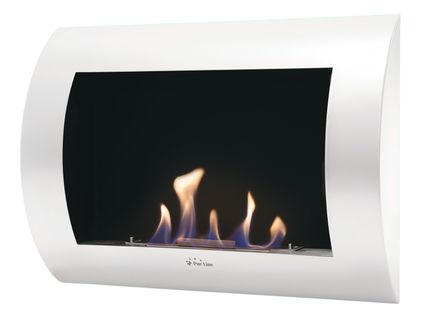 Cheminée à L'éthanol En Acier Incurvé