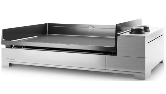 Plancha Électrique 3200w Plaque Fonte Émaillée 60x42cm - Premium E 60 I