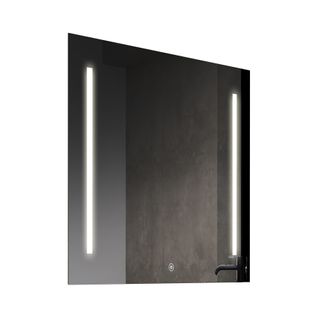 Miroir Éclairage LED De Salle De Bain Deka Avec Interrupteur Tactile Et Anti-buée - 80x80cm