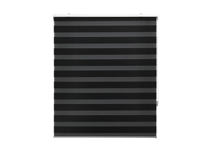 Store Enrouleur Polyester Translucide Gris 180 X 180 100x250x1 Cm Noir