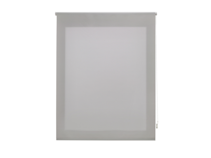 Store Enrouleur Polyester Translucide Beige 120 X 250 100x250x1 Cm Argent
