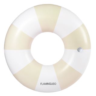 Bouée Piscine Geante Pvc Beige 121 X 121 Cm