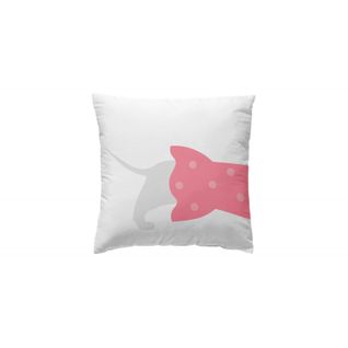 Housse De Coussin En Coton Blanc Blanc 40x40cm