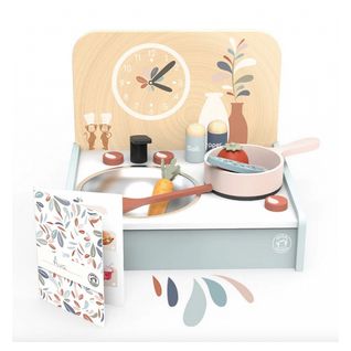 Cuisine Miniature Speedy Monkey - Jouet En Bois Pour Enfants