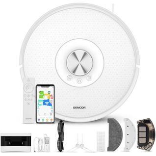 Aspirateur Robot Laveur - Srv 9350wh - 4000 Pa - 200 Min - 65 dB - Blanc