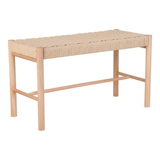 Banc Abano, Bois, Marron, 35x80x45 Cm