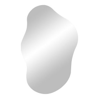 Miroir Sans Cadre Palermo, Verre, Argent, 0,5x40x60 Cm