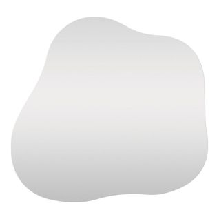Miroir Sans Cadre Palermo, Verre, Argent, 0,5x50x55 Cm