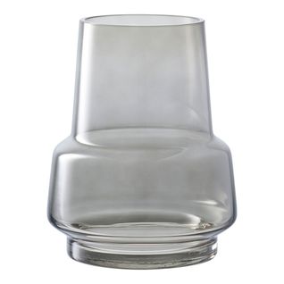 Vase Décoratif Marbella, Verre, Gris, 15x15x19 Cm